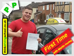 Passed with think driving school in February 2015