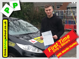 Passed with think driving school in February 2015