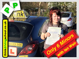 Passed with think driving school in February 2015