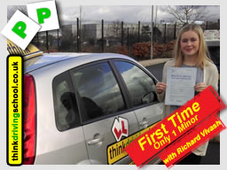 Passed with think driving school in February 2015