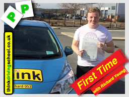 Passed with think driving school in March 2015