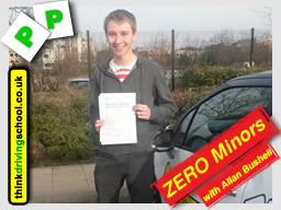 Passed with think driving school in March 2015
