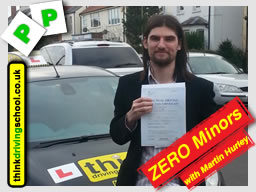 Passed with think driving school in March 2015