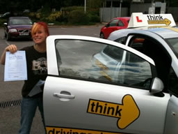leanne bordon happy with think driving school