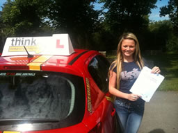 cassie bordon happy with think driving school