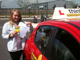 holly bordon happy with think driving school
