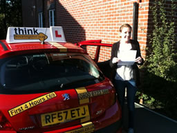 kerry bordon happy with think driving school