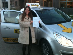 tabby petersfield  happy with think driving school